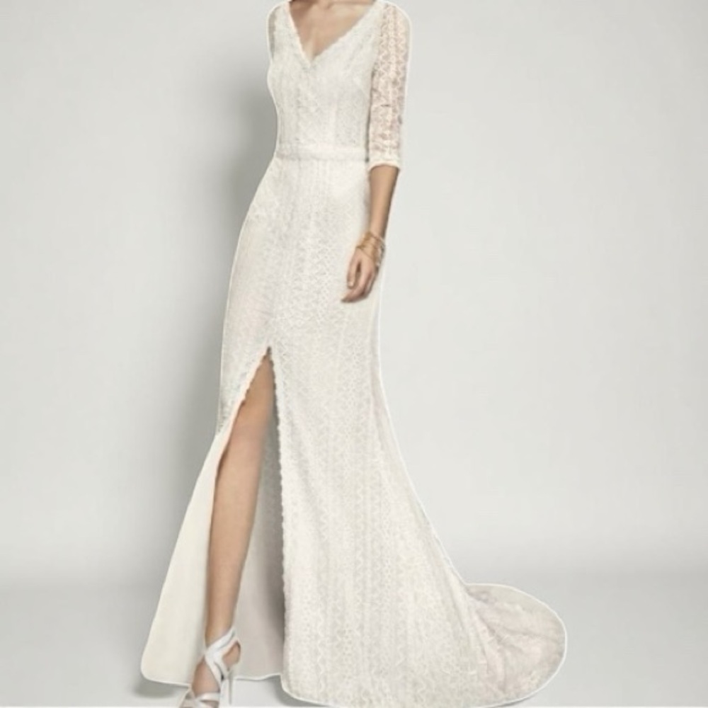 Alma Novia Ramo Lace Dress Bohemian Wedding NWT Size 12 US